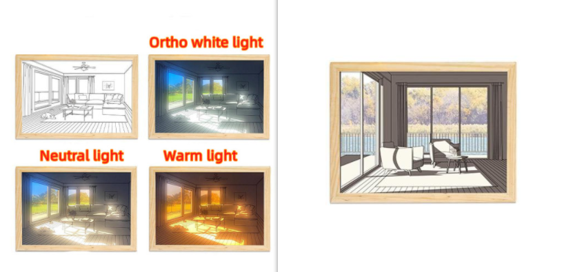 Illuminated Picture LED