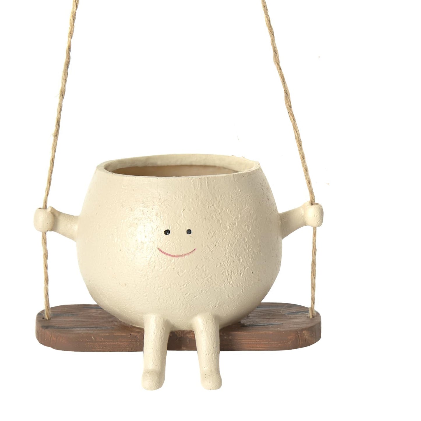 Hanging Swing Face Planter Pot